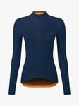 Le Col Hors Categorie Long Sleeve Jersey Top, Navy/Saffron