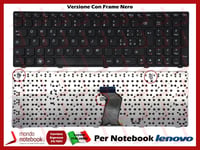 Clavier Italien LENOVO Ideapad (Modèle 1) Z580 G580 G570 G575 G770 G590 [Noir]