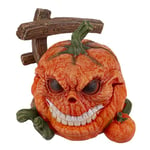 Aquavie - Fun L'Affreux JoJo - Citrouille Halloween - Décoration pour Aquarium - 10,5 x 10,5 x 9,5 cm