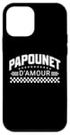 Coque pour iPhone 12 mini Papounet d'amour cadeau anniversaire papa fête des pères