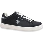 Chaussures U.S Polo Assn.  U.S. POLO ASSN. Sneaker EcoLeather Uomo Black ROKKO001