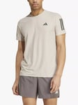 adidas Men's Own The Run Sports T-Shirt, Wonder Beige