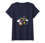 Womens Peanuts - Snoopy Woodstock V-Neck T-Shirt