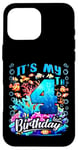 Coque pour iPhone 16 Pro Max C'est mon quatrième anniversaire, mon garçon Sea Fish Ocean Animals Aquarium