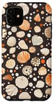 Coque pour iPhone 11 Marron Moderne Polka Dots Coastal Granddaughter Nouveauté