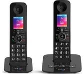 BT Premium 090631 Cordless Phone - Twin Handsets, Black