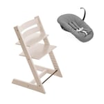 Nyfødtpakke, Stokke Tripp Trapp, Hvitvask + Newborn Set Anthracite