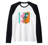 Arcade Machine Raglan Baseball Tee