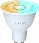 Airam SmartHome PAR16 glödlampa, GU10, RGB, 345lm, 2700-6500K, WiFi, 2-pack