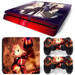 Kit De Autocollants Skin Decal Pour Console De Jeux Ps4 Slim Full Body La Commande 1886 Final Fantasy, T1tn-Ps4slim-1259