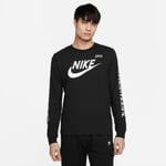 T-Shirt Nike Homme Sportswear Manches Longues, Sweatshirt - 010 (NOIR/BLANC)