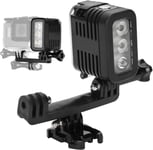 Lumière de Remplissage de Plongée Portable 30M étanche LED Lumière de Remplissage de Plongée Vidéo sous-Marine Lumière Vidéo LED sous-Marine pour GoPro Hero 4 Caméra de Mouvement pour Caméra de Sport