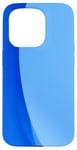 Coque pour iPhone 15 Pro Design bleu minimaliste, style simple et moderne