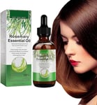 Pure Rosemary Oil for Hair Growth, Healing Solutions Organic Oils, 2.02Fl Oz Ros