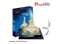 Cubicfun Cubicfun 3D Puzzle Statue Of Liberty With Led