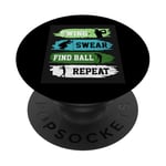 Swing Swear Find Ball Repeat PopSockets PopGrip Adhésif