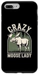 iPhone 7 Plus/8 Plus Crazy Moose Lady Funny Moose Case