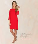 French Connection Red Crepe Half Sleeve Dress UK 12 US 8 EU 40 BNWT RRP £140