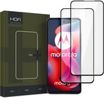 Motorola Moto G04 / G24 / G24 Power Hofi Glass Pro+ Skjermbeskytter - Case Friendly - 2-Pak - Svart Kant