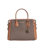 Michael Kors Womens Mercer Satchel Bag 35F2GM9S8B Women - Brown - One Size