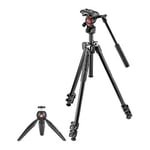 Manfrotto 290 Video Tripod + PIXI Mini Tripod Kit