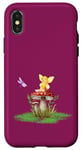 iPhone X/XS Mythical creature. dragonfly and dream Land fun for kids, Case