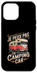 Coque pour iPhone 12 Pro Max Je Peux Pas J’ai Camping Car Homme Humour Retraite Vintage