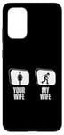 Coque pour Galaxy S20+ Roller Derby Votre femme, ma femme, mon mari, Roller Derby drôle