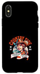 Coque pour iPhone X/XS Cowgirl Country Side