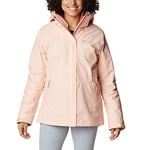 Columbia Women's Bugaboo Fleece Interchange Jacket, 3 In 1 Interchange Winter Coat, Peach Blossom, Size XL