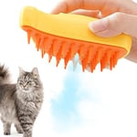 Steamy Brosse pour Chat，Brosse vapeur 3 en 1 pour Chat, Brosse chien poil long/court avec chargeur usb, Avec Réservoir D'eau, Brosse Pour Chats à Poils Courts Et Longs, Idéal Pour Massage,Soin