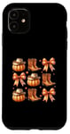 Coque pour iPhone 11 Bottes citrouille Western Autumn Vibes Cozy Season Automne