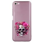 Coque rose pour Iphone 7 8 SE mort fleur steampunk