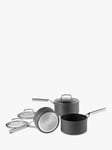 Ninja Foodi ZEROSTICK Hard Anodised Aluminium Non-Stick Saucepan Set, 3 Piece