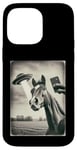 Coque pour iPhone 14 Pro Max Alien Horse UFO Meme Funny Cowboy Cowgirl Weird