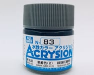 Mr. Hobby Acrysion Dark Gray (2) - Semi-Gloss (10ml) N083 Modeling