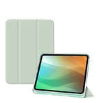 BXGH iPad 10.2 Inch Case 7/8/9th Generation Protection 2019/2020/2021, Protective Leather Case, Adjustable Stand, Auto Wake/Sleep Smart Case for Apple iPad 10.2 Inch (Matcha Green)