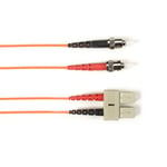 Black box BLACK BOX COLORED FIBER OM1 62.5/125 MULTIMODE OPTIC PATCH CABLE - OFNR PVC, ST-SC, ORANGE, 10-M (32.8-FT.) (FOCMR62-010M-STSC-OR)