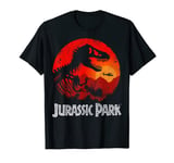 Jurassic Park T-Rex Silhouette Jungle Sunset T-Shirt