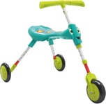 XL 3-Wheel Foldable Ride-On Tricycle for Kids 2-4, Balance Antennae Handlebar