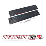 CARBON FIBER CHASSIS SIDE PANEL 25mm ARA320509 FOR ARRMA 1/7 INFRACTION 6S BLX