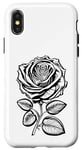 Coque pour iPhone X/XS Rose romantique