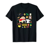 Crayon Shin-chan happy!shiro Shin-chan study T-Shirt