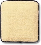 Micro Microwave Hot Water Bottle -Lambswool Fleece - Cream