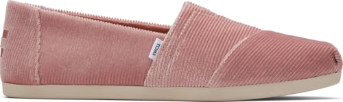 TOMS Femme Espadrilles Cloudbound Semelle de Mocassin, Velours Rose Vintage, 38.5 EU