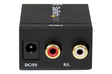 StarTech.com Digital koaxial SPDIF eller optisk Toslink till stereo RCA audio-konverterare - koaxial/optisk digital ljudkonverterare