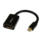 StarTech.com MDP2DPMF6IN DisplayPort-kaapeli 0,1524 M Mini DisplayPort, musta