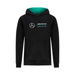 Mercedes AMG Petronas Formula One Team - Sweat à Capuche avec Logo pour Enfant - Noir - Taille: 116