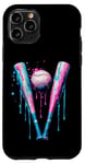 iPhone 11 Pro Sprinkles Drip Baseball Bat Art for Baseball Fans Design Case