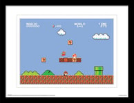 Super Mario - Super Mario Bros. - Kehystetty taidejuliste